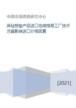 麻氈棕墊進口市場格局、技術方案與價格影響因素分析